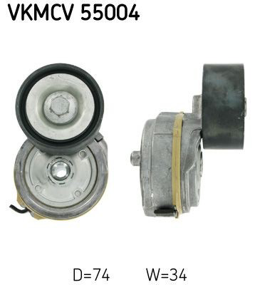 VKMCV55004 SKF Tensor de correa de alternador