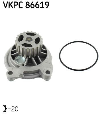 Bomba de agua VKPC86619 SKF