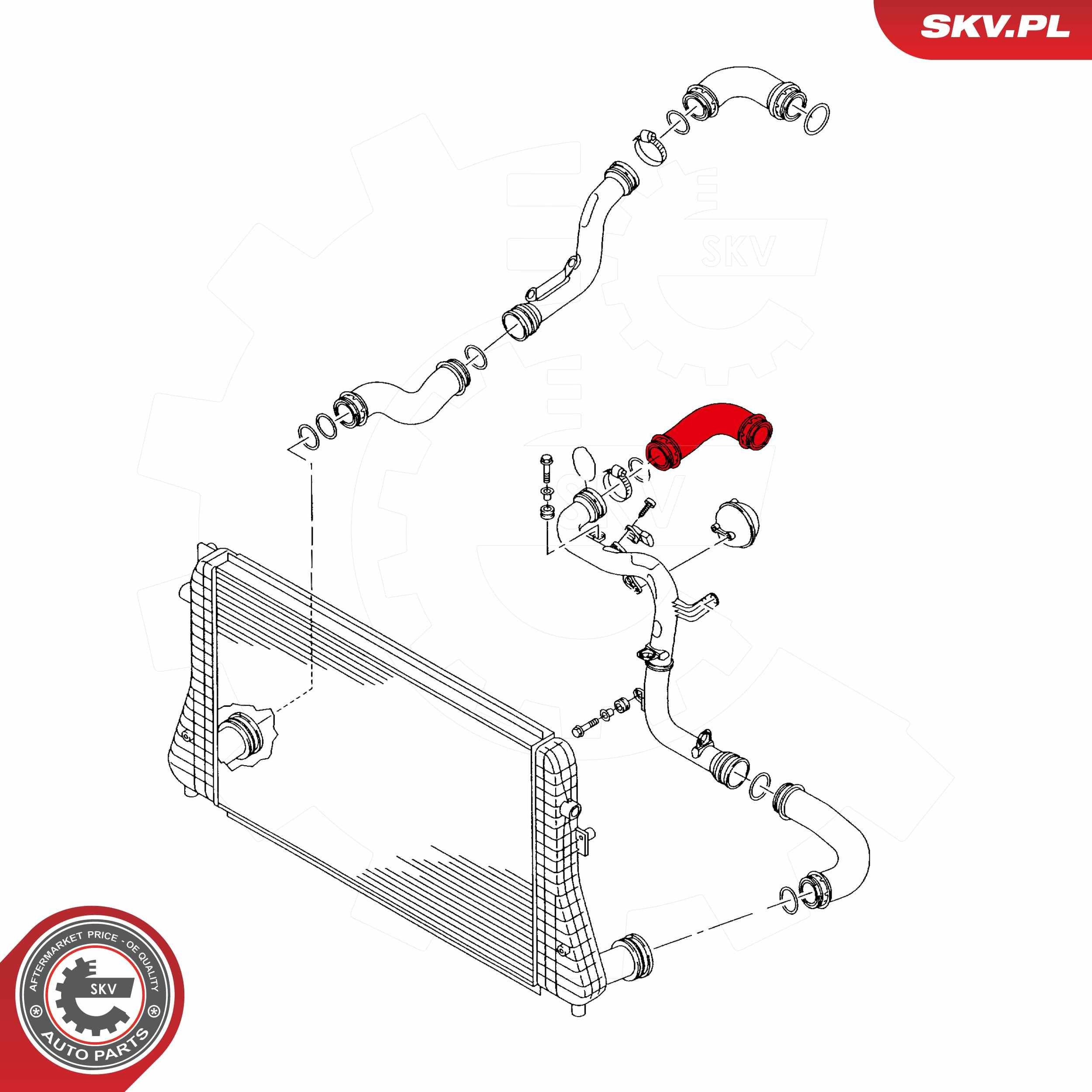Comprar 24SKV028 SKV Tubo de salida de aire del turbocompresor