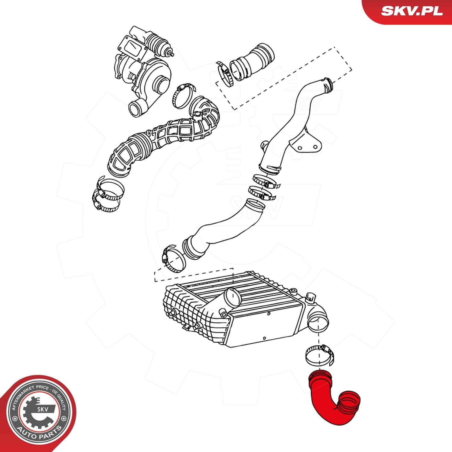 Comprar 24SKV079 SKV Tubo intercooler