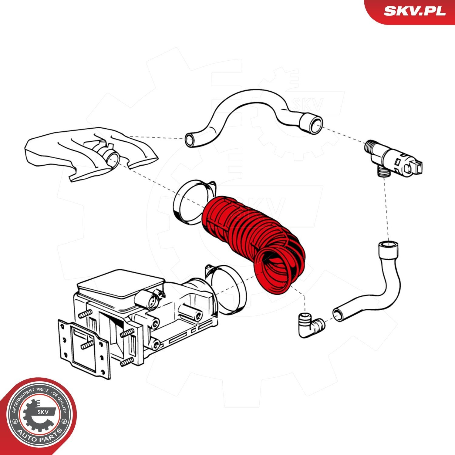 Comprar 2007PF4 Polcar Manguito de aire del medidor de masa de aire