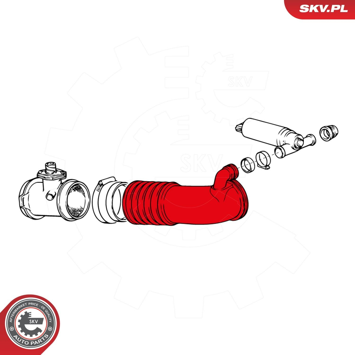 Comprar 24SKV442 SKV Manguito de aire del medidor de masa de aire