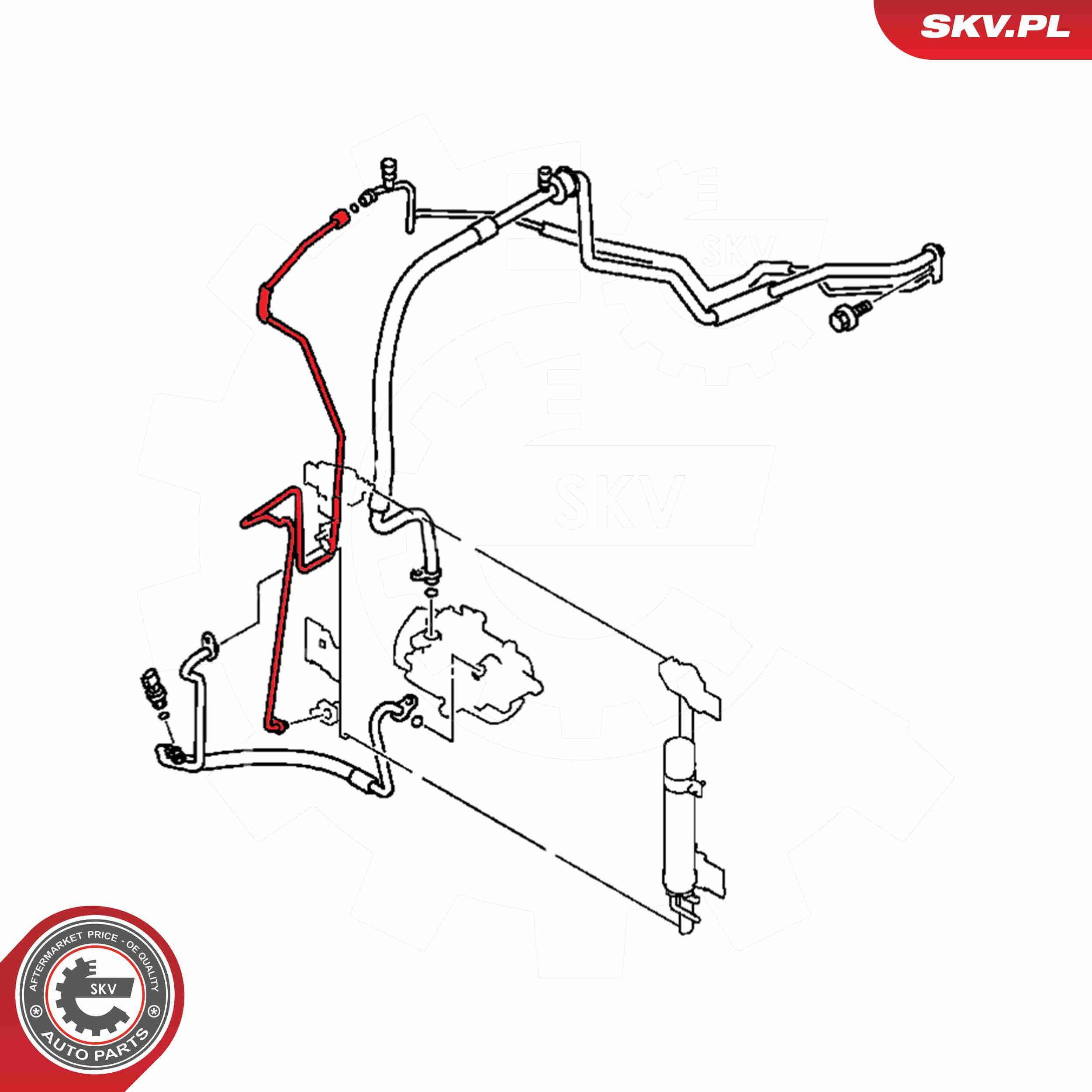Comprar 54SKV658 SKV Manguera de aire acondicionado de condensador a evaporador