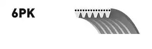 Correa de transmisión trapezoidal SNR CA6PK1750 precio, desde 15,07 EUR