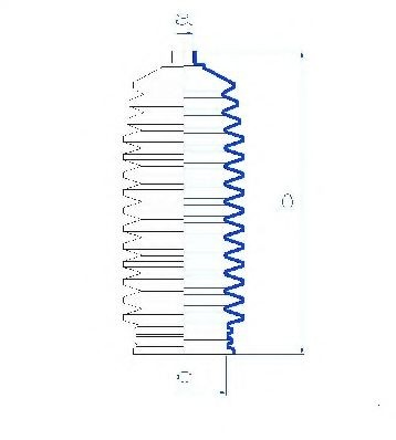 Guardapolvo dirección para Fiat Uno  146A