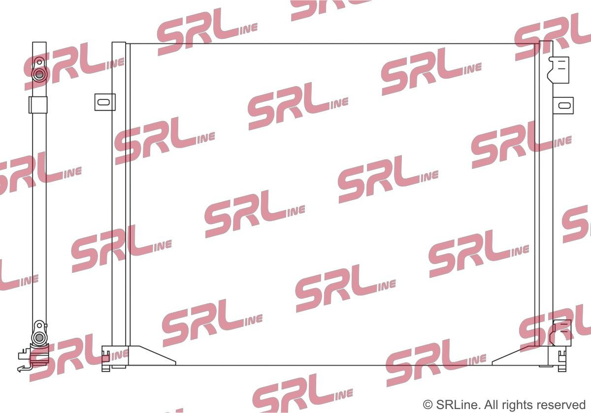 6026K8C1S Polcar Radiador de aire acondicionado