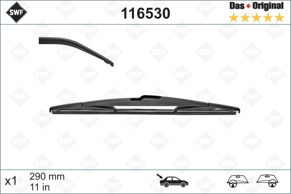 Comprar 116530 SWF Limpiaparabrisas traseros