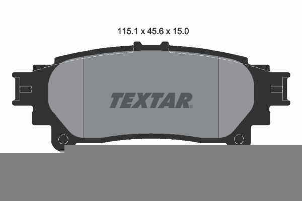 2491801 Textar Pastillas freno traseras