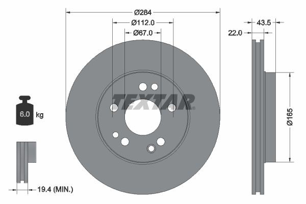 92031900 Textar Discos