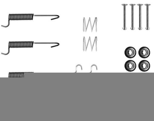 Kit de montaje de zapatas de freno traseras KIA Carnival III monovolumen (VQ) (2005 - 2015) precio, desde 14,38 EUR