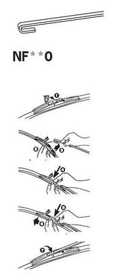 Comprar NF650 Trico Escobilla del limpiaparabrisas del lado del conductor