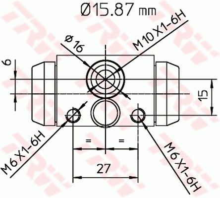 Cilindro de freno de rueda trasera Suzuki Ignis II hatchback (FH) (2003 - 2026) precio, desde 18,59 EUR