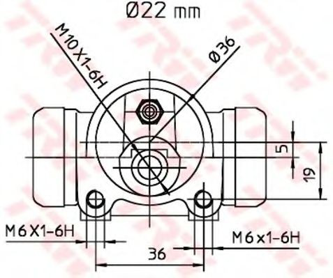 Cilindro de freno de rueda trasera Renault Trafic I furgoneta (TXX) (1989 - 2001) precio, desde 15,20 EUR
