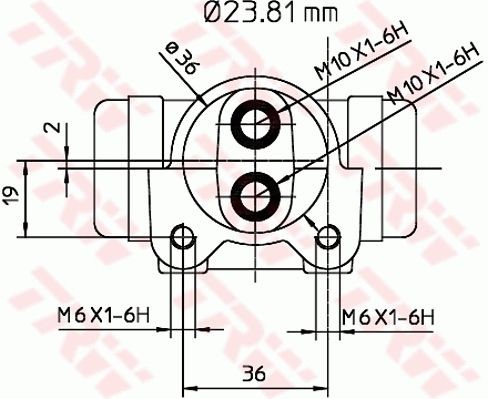 Cilindro de freno de rueda trasera Renault Master II bus (JD, ND) (1997 - 2003) precio, desde 18,33 EUR