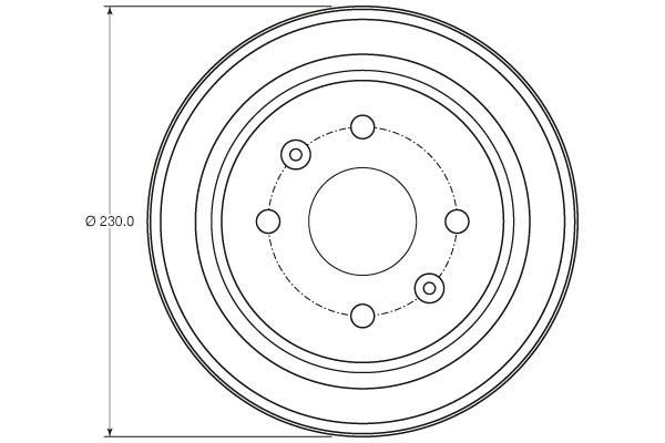 Comprar EX70999 Euroex Tambor de freno trasero