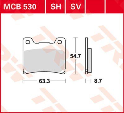 Pastillas freno delanteras TRW MCB530 precio, desde 23,88 EUR