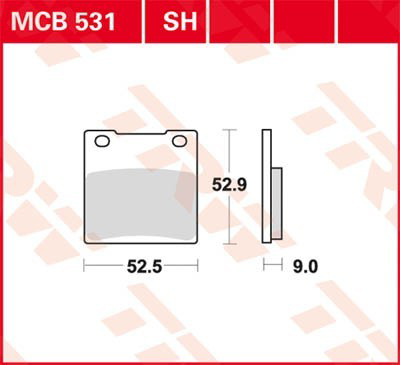 Pastillas traseras de freno TRW MCB531 precio, desde 25,41 EUR