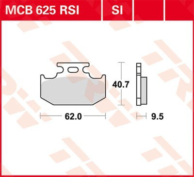 Pastillas traseras de freno TRW MCB625SI precio, desde 21,37 EUR