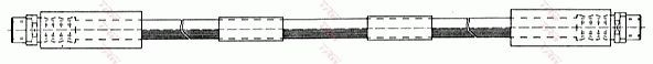 Comprar Latiguillos de freno delantero Audi A8 D3 4E2, 4E8