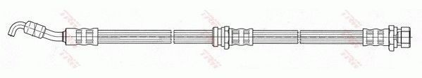 Tubo de frenos delantero para KIA Rio I DC