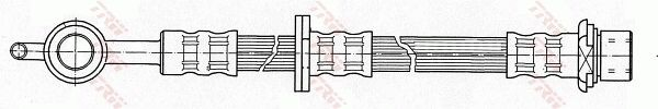 Latiguillos de freno delantero Toyota Yaris VERSO monovolumen (NCP2) (1999 - 2005) precio, desde 16,88 EUR