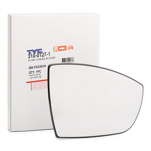 Cristal de espejo retrovisor derecho TYC 31001271 precio, desde 15,59 EUR