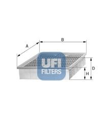 3004000 UFI Filtro de aire de motor