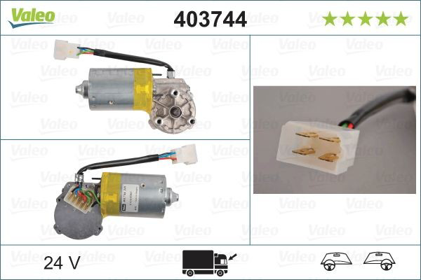 Motor del limpiaparabrisas VALEO 403744