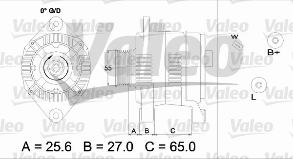Alternador del motor VALEO 436706 precio, desde 184,04 EUR