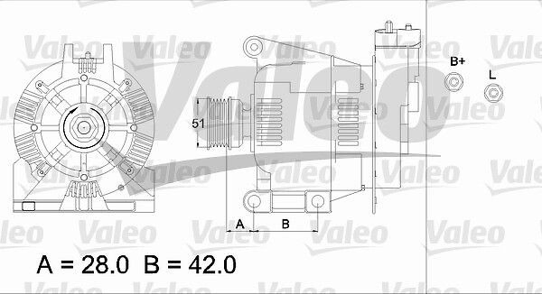 Alternador 436732 VALEO