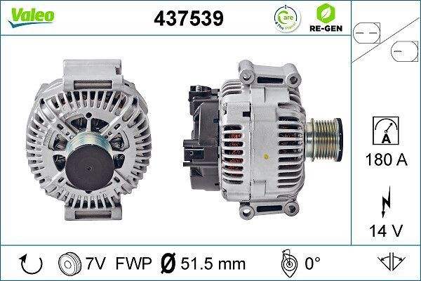 437539 VALEO Alternador de coche