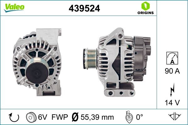 Alternador del motor VALEO 439524 precio, desde 144,75 EUR