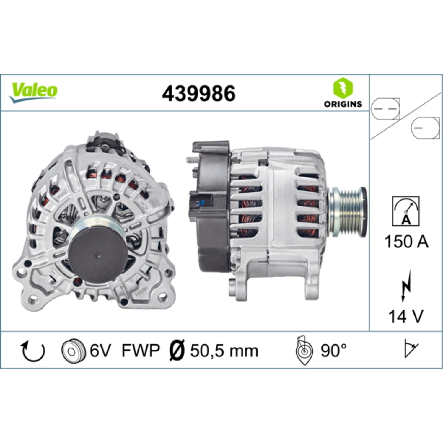 Alternador del motor Audi A5 Sportback hatchback (F5A, F5F) (2016 - 2026) precio, desde 107,45 EUR