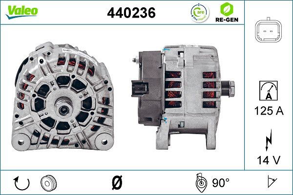 Alternador 440236 VALEO