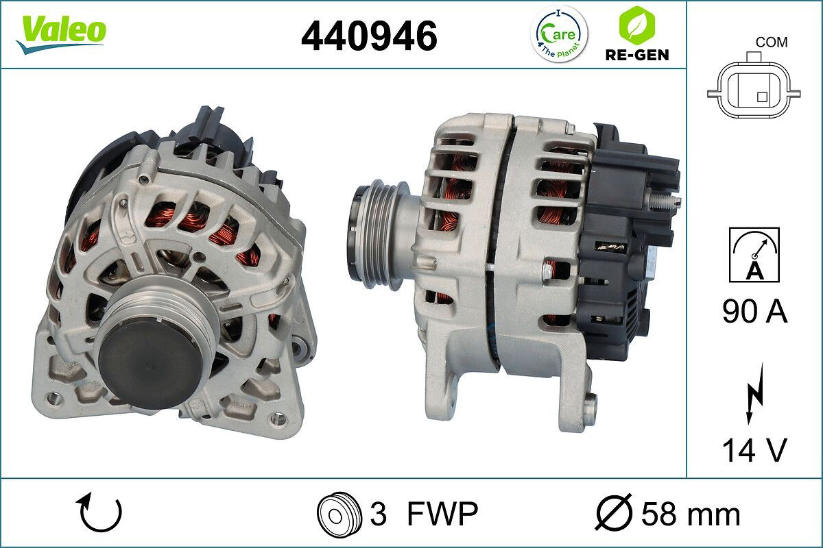 Alternador 440946 VALEO