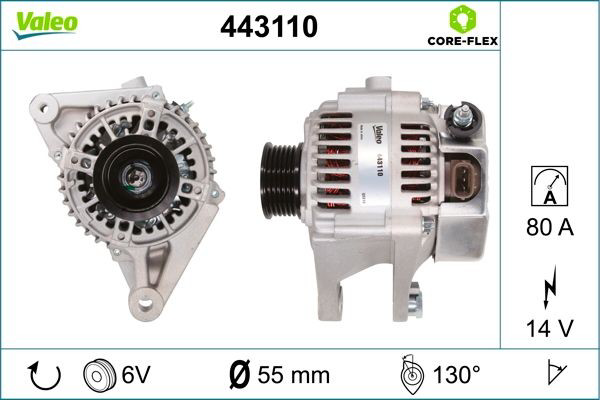 Alternador 443110 VALEO