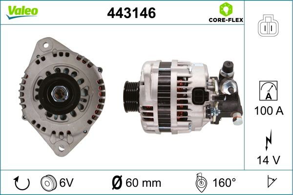 Alternador del motor VALEO 443146 precio, desde 143,69 EUR