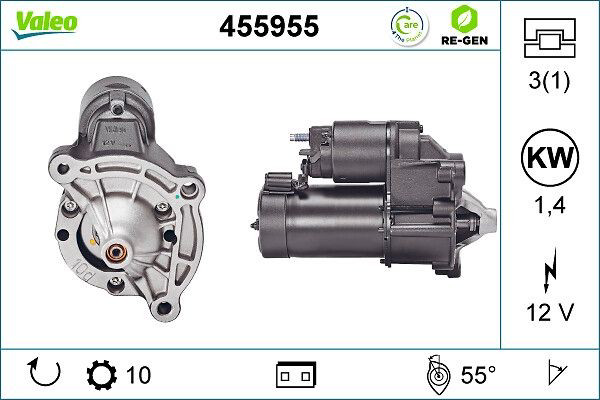 Comprar 455955 VALEO Motores de arranque