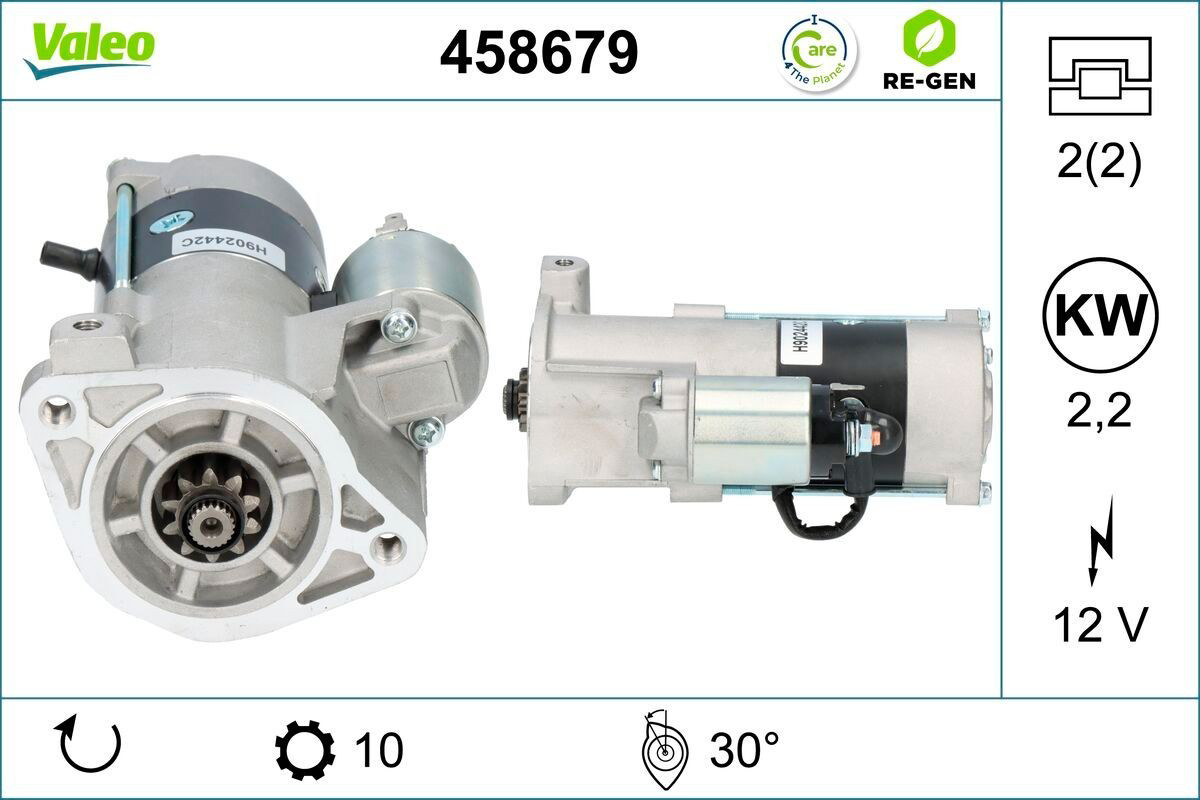 Motor de arranque 458679 VALEO