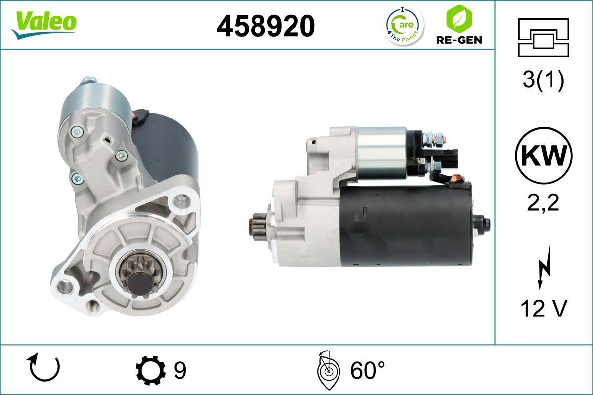 Burro de arranque  VALEO 458920 precio, desde 150,91 EUR