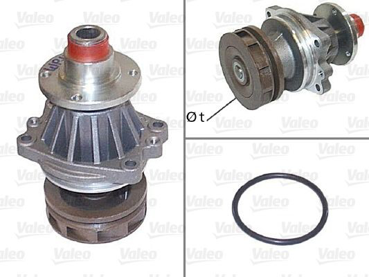 506289 VALEO Bomba refrigerante coche