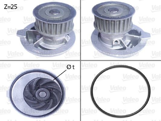 506309 VALEO Bomba refrigerante coche