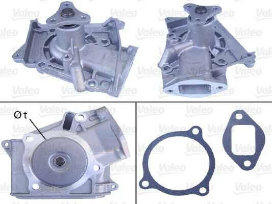 506399 VALEO Bomba refrigerante coche