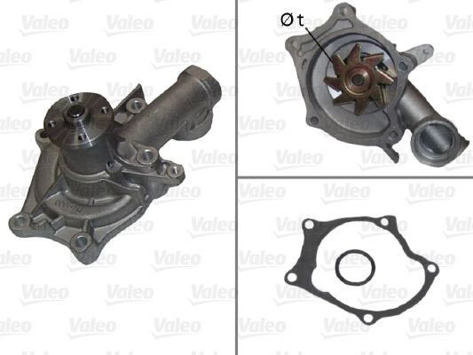 506407 VALEO Bomba refrigerante coche