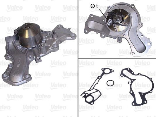 506408 VALEO Bomba refrigerante coche
