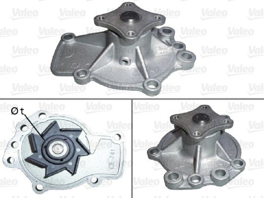 506437 VALEO Bomba refrigerante coche
