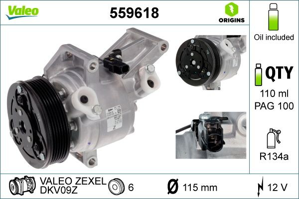 559618 VALEO Compresor climatizador