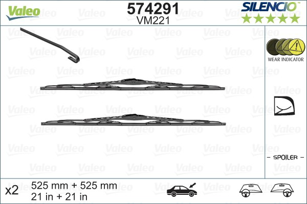 Comprar Escobilla del limpiaparabrisas del lado del conductor KIA Rio  