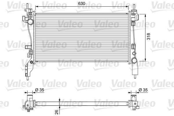 701718 VALEO Refrigeración del motor