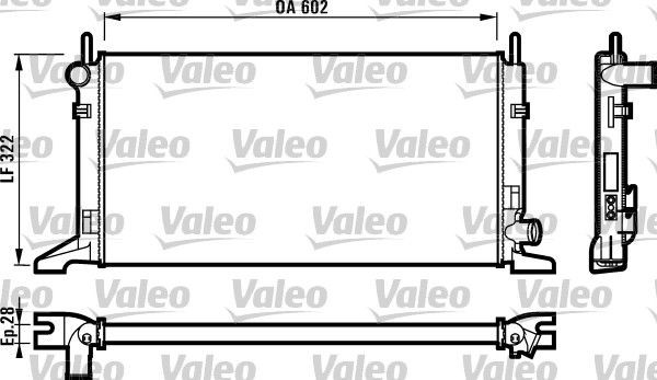 Água radiador Ford Escort IV familiar (AWF, AVF) (1985 - 1990) precio, desde 66,79 EUR